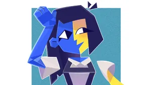 Ena Character Art Wallpaper