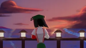 Ena Virtual Sunset View Wallpaper