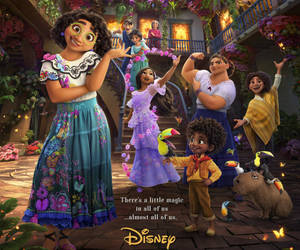 Encanto Isabela Madrigal And Family Wallpaper