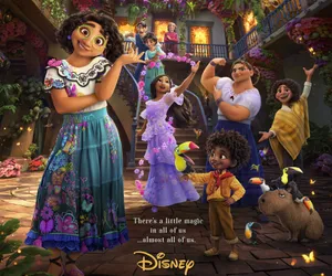 Encanto Isabela Madrigal And Family Wallpaper