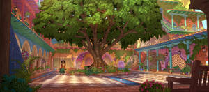 Encanto Mirabel Casita Big Tree Wallpaper