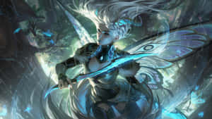 Enchanted Forest Fairy Warrior Wallpaper