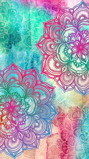 Enchanting Mandala Design For Lock Screen Wallpaper