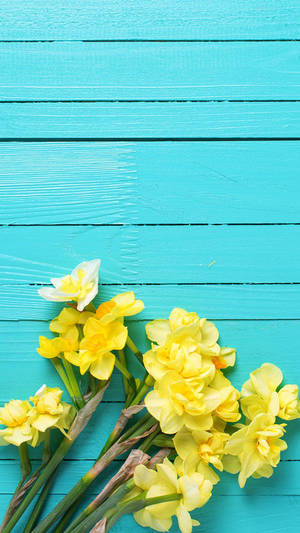 Enchanting Yellow Flowers Lock Screen Wallpaper