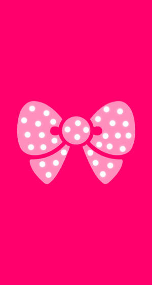 Endearing Pink Ribbon In All Its Glory Wallpaper
