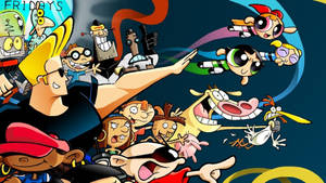 Energetic Cartoon Network Characters Wallpaper