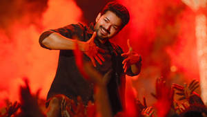 Energetic Thalapathy Hd In Action Wallpaper