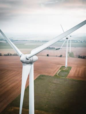 Energy Windmills Gigantic Propellers Wallpaper