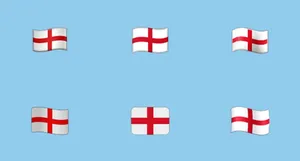 England Flag Emojis Wallpaper