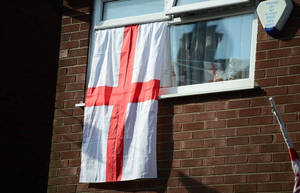 England Flag Photograph Wallpaper