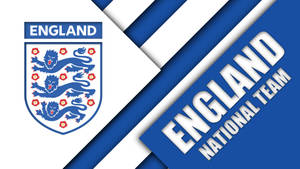 England Football Blue White Patterns Wallpaper