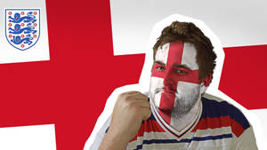 England Football Fan Face Paint Wallpaper
