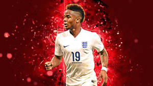 England National Football Team Raheem Sterling Wallpaper