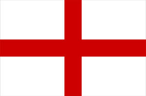 England Red And White Flag Wallpaper