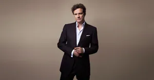English Actor Colin Firth 2009 Studio Photoshoot Wallpaper