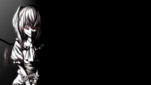 Enigmatic Black Anime Aesthetic On Pc Wallpaper