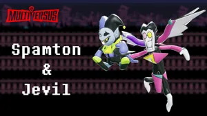 Enigmatic Spamton From The Deltarune Game Wallpaper