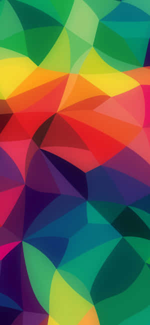 Enjoy A Blizzard Of Colors With The Rainbow Iphone Wallpaper