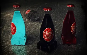 Enjoy A Cold And Refreshing Bottle Of Nuka Cola Wallpaper
