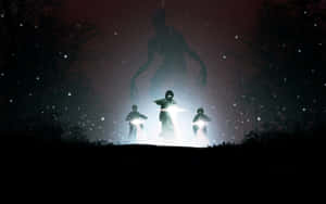 Enjoy A Dark Atmosphere With This Stranger Things Aesthetic Wallpaper Wallpaper