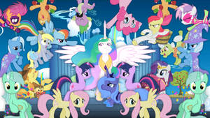 Enjoy An Amazingly Colorful Desktop With My Little Pony Wallpaper