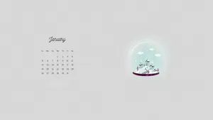 Enjoy January With Cuteness! Wallpaper