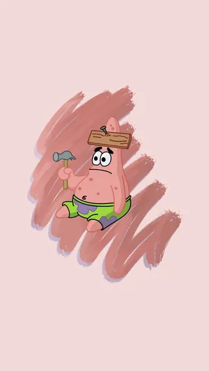 Enjoy Life's Little Pleasures With Patrick Aesthetic Wallpaper