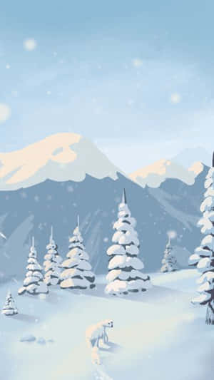 Enjoy Snowy Days With Your Iphone Wallpaper