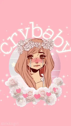 Enjoy The Aesthetic Beauty Of Pastel Pink Anime. Wallpaper
