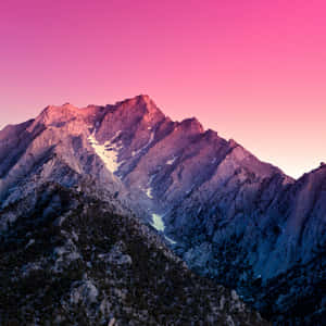 Enjoy The Beautiful Mountain Aesthetic Wallpaper