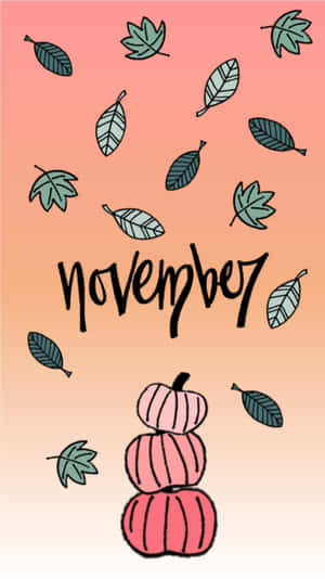 Enjoy The Beauty Of Aesthetic November Wallpaper