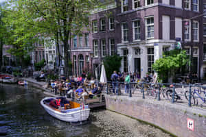 Enjoy The Beauty Of Amsterdam During Spring! Wallpaper