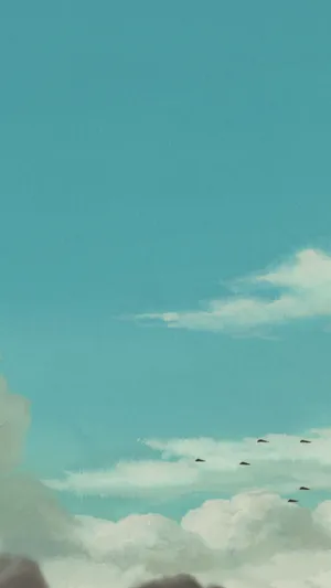 Enjoy The Beauty Of Studio Ghibli On Your Iphone Wallpaper