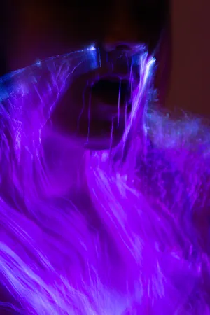 Enjoy The Beauty Of The Purple Grunge Aesthetic Wallpaper