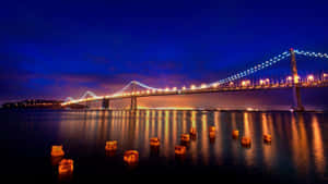 Enjoy The City Skyline While Surfing The Web With San Francisco Laptop Wallpaper