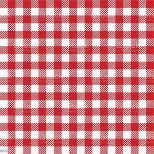 Enjoy The Classic Style Of A Red Checkered Tablecloth Wallpaper