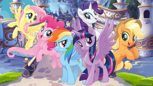 Enjoy The Colorful World Of Friendship With My Little Pony Desktop Wallpaper