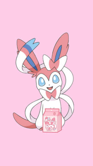 Enjoy The Cuteness Of This Sylveon! Wallpaper