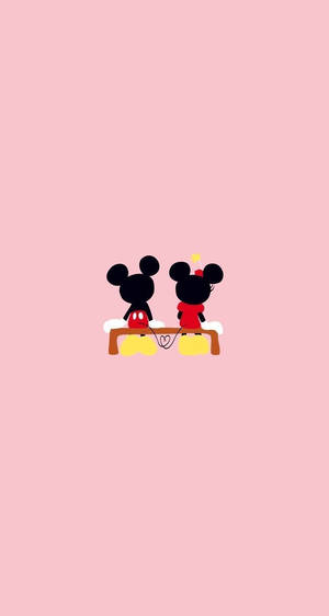 Enjoy The Magical World Of Cute Disney Aesthetic. Wallpaper