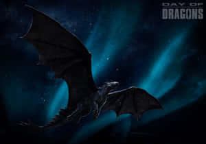 Enjoy The Majestic Beauty Of A Dragon. Wallpaper