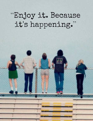 Enjoy The Perks Of Being A Wallflower Wallpaper