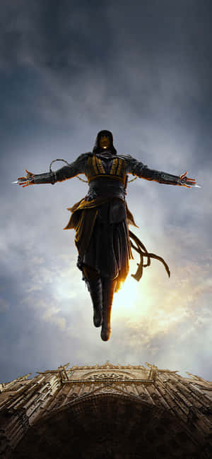 Enjoy The Power Of Assassins Creed On Your Iphone Wallpaper