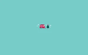 Enjoy The Spirit Of Christmas With This Beautiful Minimalist Christmas Desktop Wallpaper