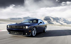 Enjoy The Stunning Performance Of The Dodge Hellcat Wallpaper