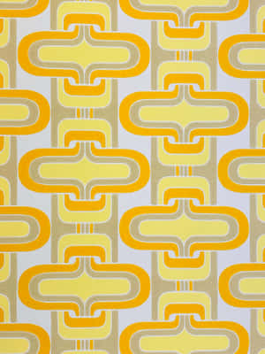 Enjoy The Summer In Retro Yellow Wallpaper