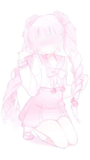 Enjoy The Sweetness Of Aesthetic Pink Kawaii Wallpaper