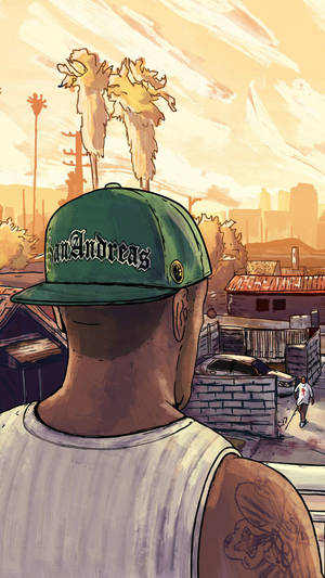 Enjoy The Ultimate Gta 5 Experience On The Go With Your Iphone Wallpaper