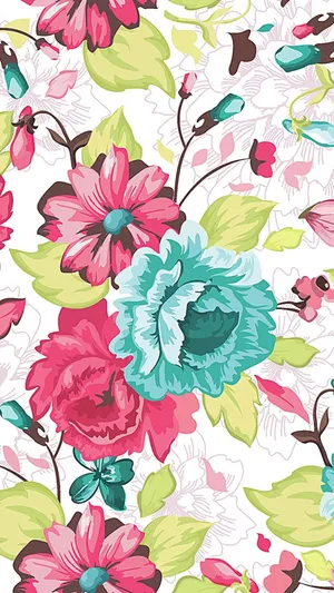 Enjoy The Vibrant Hues And Prints Of Lilly Pulitzer On Your Iphone Wallpaper