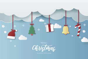 Enjoy This Festive Season With This Cute, Simple Christmas Illustration. Wallpaper