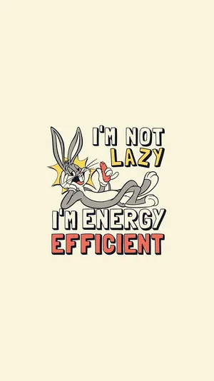Enjoy Watching Old Cartoons With Bugs Bunny Iphone Wallpaper